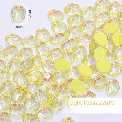 TonyBead 50PCS Decorations Art Nails holographic Accessories Rhinestones Glitters Cute Parts Stones For Gluing Stones Material Gems 3D
