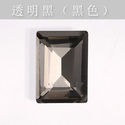 Rectangular Crystal Glass Drill Diy Mobile Phone Case Clothes Hat Stick Rhinestone Material