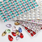 11 * 18Mm water drop flat buckle handmade perforated hand sewn drill clothing accessories high-grade rhinestone water drop hand sewn stone
