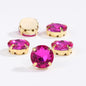 8/10mm 50pcs Round Rhinestones With Golden Claw for Dress Sew On Crystal Stone for Crafts Rhinestones Embellishments
