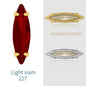 4*15mm Horse-eye Shaped Rhinestone DIY Jewelry Accessories Pointy-bottom Shaped Rhinestone Nail Sticker Rhinestone Material