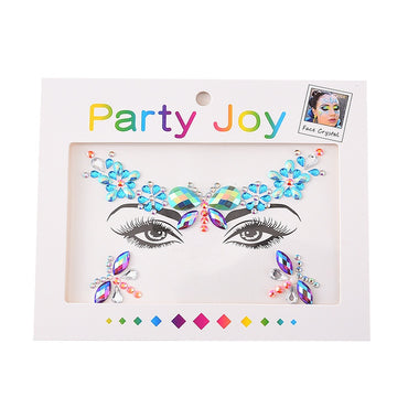 Hot Selling Spot Acrylic Face Stick-on Crystals Forehead Diamond Sticker Ball Performance Eyebrow Diamond Sticker Ornament Wholesale