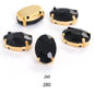 50pcs 6*8mm/8*10mm Oval Glass Rhinestones with Clawed Sewn Crystal Strass Diamond Clothes Rhinestones DIY