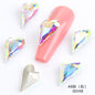 Crystal K9 Sweet Heart Point Back 15mm Ab Heart K9 Crystal Rhinestones For Nail Decorations