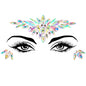EDM Electronic Music Festival Face Pasters Eyebrow Stick-on Crystals Resin Drill Carnival Diamond Sticker Masquerade Face Decoration