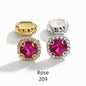 TonyBead12mm 10/20pcs Gemstone Flower Rhinestone Round Crystal Pointback Strass Jewerlry Stone With Claw DIY Sewing Buttons In Clothes