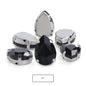 Drop Shape Glass Rhinestones With Claw White K Metal Base Buckle Sew On Crystal Stone Strass Diamond Rhinestones For Needlework