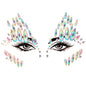 EDM Electronic Music Festival Face Pasters Eyebrow Stick-on Crystals Resin Drill Carnival Diamond Sticker Masquerade Face Decoration