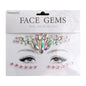 Face Rhinestone Tattoo Sticker European and American Girls Diamond Forehead Stickers Creative Stage Beauty Stickers Face Pasters