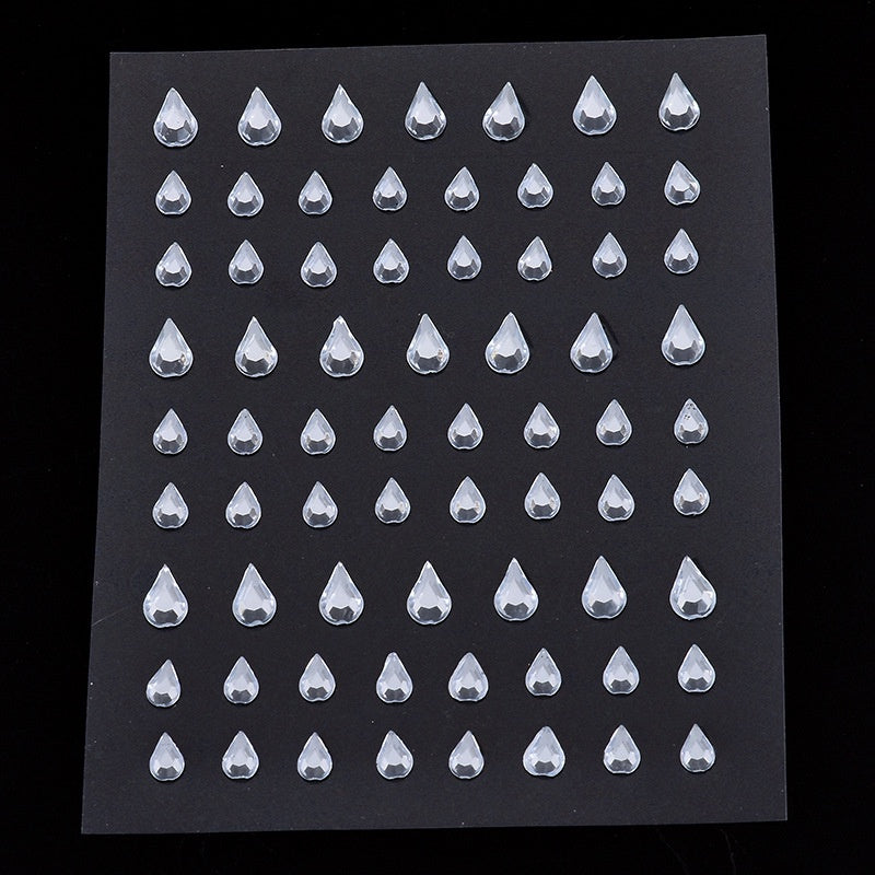 Children's Stage Performance Face Stickers Stickers Crystal Eyes Rhinestone Stickers Swarovski
