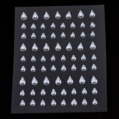 Children's Stage Performance Face Stickers Stickers Crystal Eyes Rhinestone Stickers Swarovski