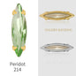 4*15mm Horse-eye Shaped Rhinestone DIY Jewelry Accessories Pointy-bottom Shaped Rhinestone Nail Sticker Rhinestone Material