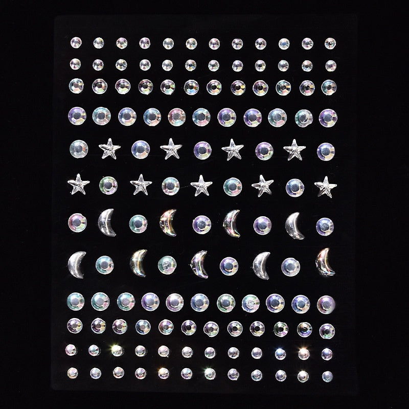 Children's Stage Performance Face Stickers Stickers Crystal Eyes Rhinestone Stickers Swarovski