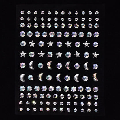 Children's Stage Performance Face Stickers Stickers Crystal Eyes Rhinestone Stickers Swarovski
