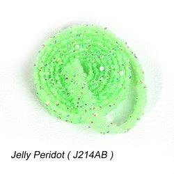 TonyBead Rhinestone Sticker, Rhinestone Banding Jelly Resin Rhinestones Strips for Clothing DIY Decoration