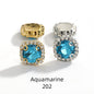 10pcs Gemstone Flower Rhinestone Round Crystal Pointback Strass Jewerlry Stone With Claw DIY Sewing Buttons In Clothes