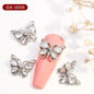 New Design Gem Designs Nail Butterfly Alloy Crystal Stones For Nail Art Decoration