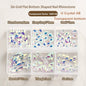 TonyBead 6Grid Blingbox Rhinestones On Nails Stone Set All Shaped Hybrid Manicure Jewelry Nail Glitter Kawaii Charm DIY Japanese Nail Art，kuku