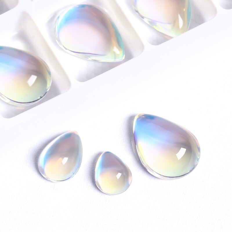 10pcs TonyBead K9 Fancy Rhinestones Glass Drop Tear Diamond Stones Strass Rhinestones Stone Sewing Ornaments Bright for Accessories
