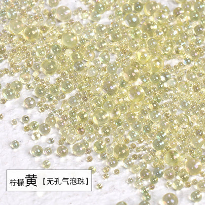 Mini Bubble Beads Nail Art Rhinestone Explosion Resin Boxed DIY Nail Art Accessories Decoration
