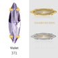4*15mm Horse-eye Shaped Rhinestone DIY Jewelry Accessories Pointy-bottom Shaped Rhinestone Nail Sticker Rhinestone Material