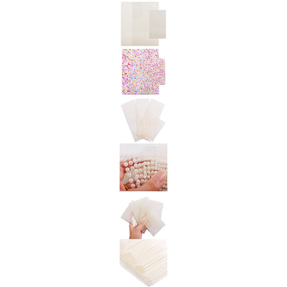 Hot Selling Pearl DIY Modified Crystal Interior Mobile Phone Decoration Children's Sticker Pearl Bumper Stickers 3-6mm