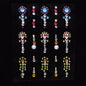 Children's Stage Performance Face Stickers Stickers Crystal Eyes Rhinestone Stickers Swarovski