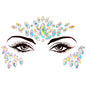 EDM Electronic Music Festival Face Pasters Eyebrow Stick-on Crystals Resin Drill Carnival Diamond Sticker Masquerade Face Decoration