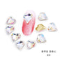10pcs Rhinestones Nails Accessories Hearts Glass Parts Supplies Luxury Nail sticker Zircon Wholesale Crystals Glitters Jewelry