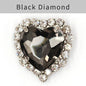 TonyBead kuku logam yang digunakan pada pakaian,heart Shape Glass Rhinestones With Claw Sew On Crystal Stone Metal Base Buckle For Clothes Strass Diamond Sewn Rhinestones