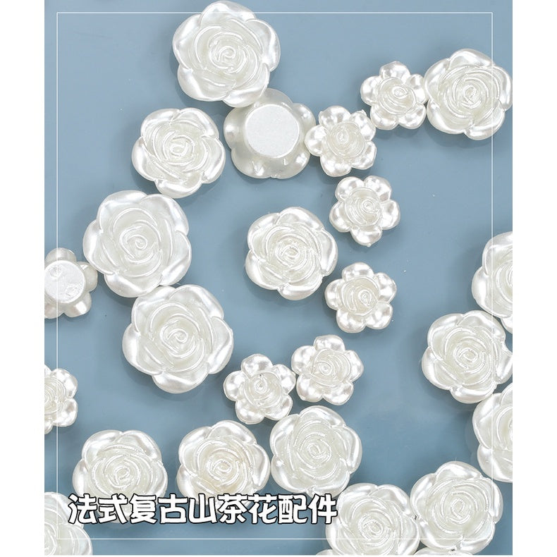 20PCS 12/16/18mm Pearl Color ABS French Hawthorn Accessories For Handmade DIY Jewelry Making