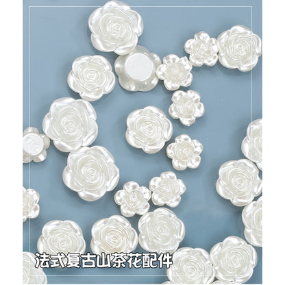 20PCS 12/16/18mm Pearl Color ABS French Hawthorn Accessories For Handmade DIY Jewelry Making