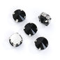 8/10/12/14/16/18mm Round Crystal with Silver Claw Glass Stone Sew on Rhinestone for Clothes Accessory