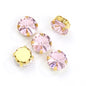 10/12mm Round Glass Rhinestones With Claw Sew On Crystal Stone Strass Diamond For Clothes Needlework DIY