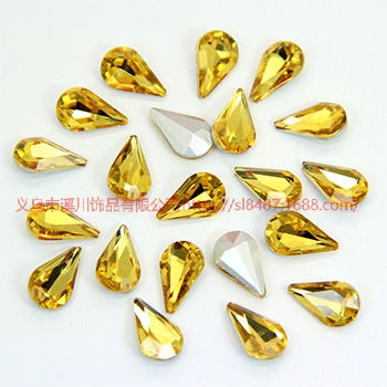10pcs Diamond Crystal Glass Rhinestone Diy Material Mobile Phone Accessories