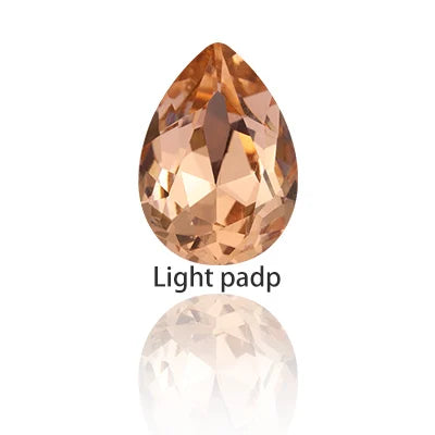 10Pcs Pointback Loose Drop Rhinestones for Nails Decoration High Quality K9 Glass Strass Crystals Stone for Jewelry Making