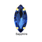 50pcs All Size Nevatte Crystal Glass Sew on Rhinestones with Golden Claw Stones for Craft Diy Clothing Shoes Bag Decoration