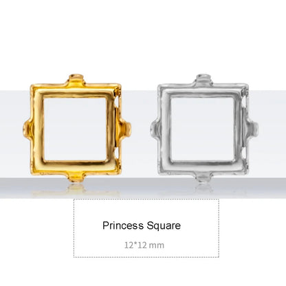 Drop Copper K9 Empty Claw Settings for Fancy Stones Golden Round Rhinestones Claw Silver Gold Firmly Set Rhinestones Base Claw