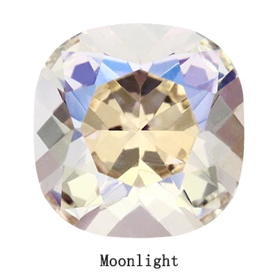 Cushion Loose Rhinestones K9 Glass Multicoloured Shimmer Piontback Strass Crystal Glue on Clothing Jewelry Accessories