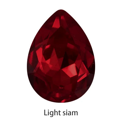 4 Sizes Shining Tear Drop  K9 Glass Rhinestones Glass Crystal Pointback Rhinestones Glue on Garment Crafts Jewelry Accessories