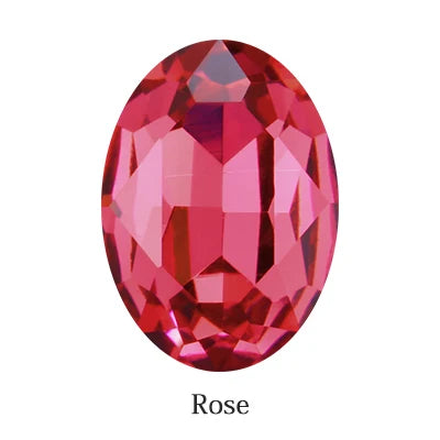 Oval Jewelry Accessories Colorful Violet Light Siam Piontback Loose Rhinestones K9 Glass Strass Crystal Glue on Clothes