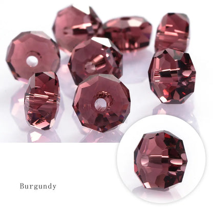 New Arrival Hole Rhinestones Jewelry Making Beads Shiny Crystal AB For Bracelets Round Shape Glass Stones Strass