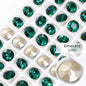 8mm Round Rhinestones Pointback Crystal Strass Garments Decoration DIY Rhinestones Glue On Bags Wedding Dress Decoration Stones