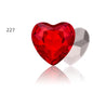 20pcs 8mm Heart Rhinestones Crystals High Quality Glass Strass Loose Stones Pointback Glue On Rhinestones Heart Strass