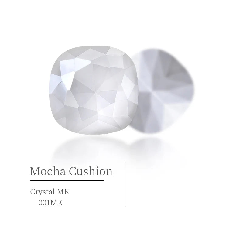 8-12mm Square Shape Mocha Rhinestones Pointback Glass Strass Crystal New Arrival Glue On Nails Loose Stones Rhinestones
