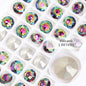 8mm Round Rhinestones Pointback Crystal Strass Garments Decoration DIY Rhinestones Glue On Bags Wedding Dress Decoration Stones