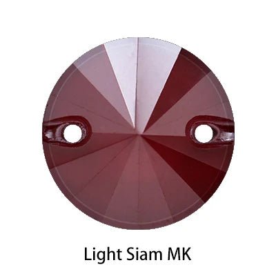 16 Colors Mix Mocha Series Colorful Round K9 Glass Rivoli Sew on Rhinestones Flat Back Strass Crystal Buttons Sew on Clothing - tony beads