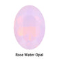 tony bead Oval White Rose Opal Piontback Loose Rhinestones K9 Glass Beautiful Strass Crystal Glue on Clothes Jewelry Accessories