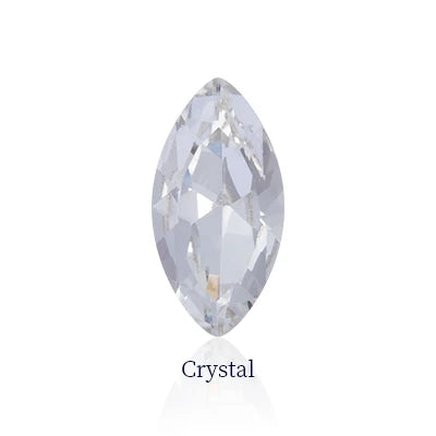 Navette Shape K9 Glass Rhinestones 5x10mm Pointback Crystal Stones Glue on Nails Decoration Fancy Rhinestone Strass