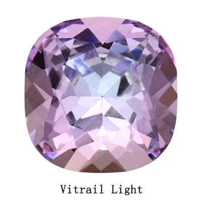 Cushion Loose Rhinestones K9 Glass Multicoloured Shimmer Piontback Strass Crystal Glue on Clothing Jewelry Accessories